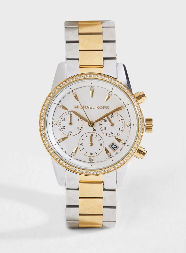 Ritz Two-Tone Chronograph Watch