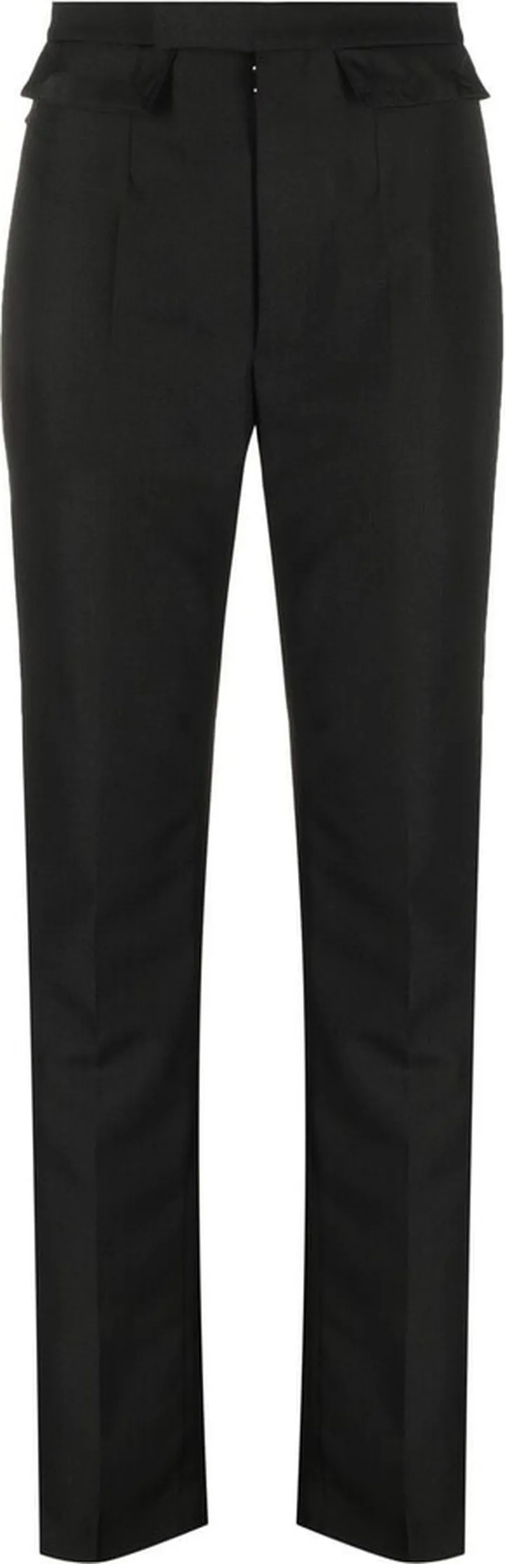 High-Waisted Straight-Leg Trousers