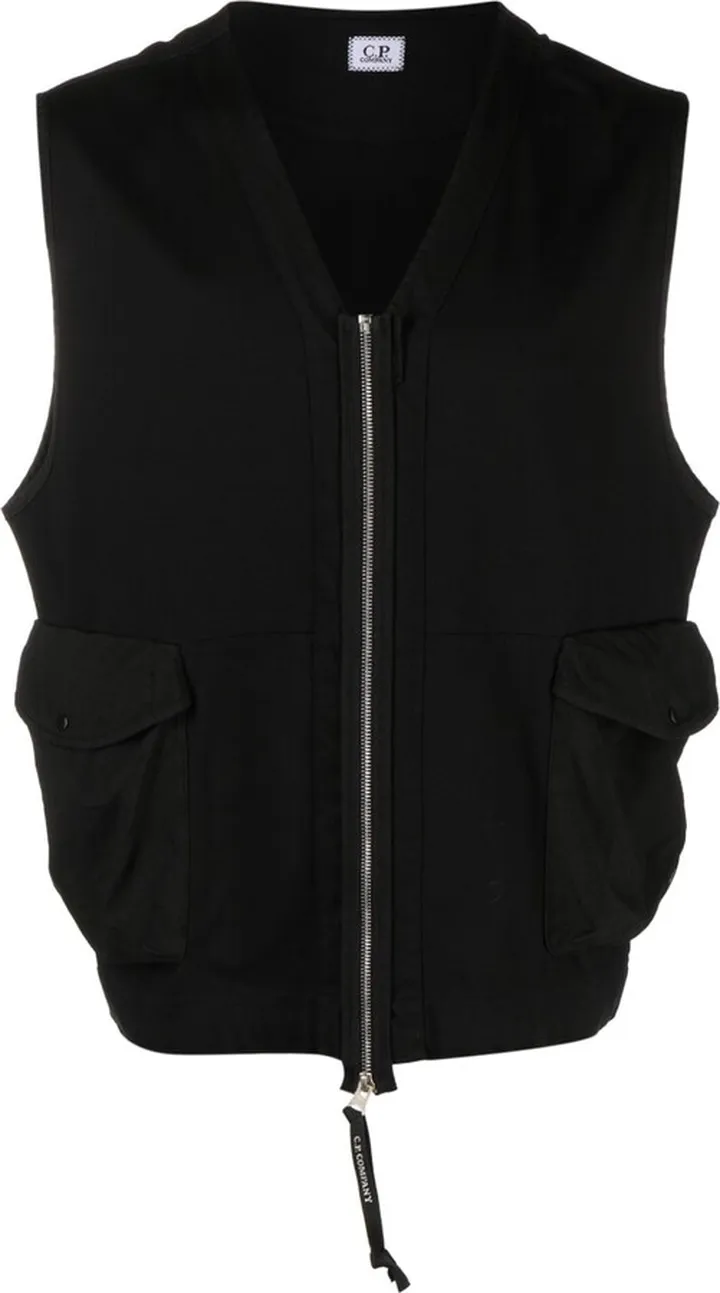 V-neck cotton vest