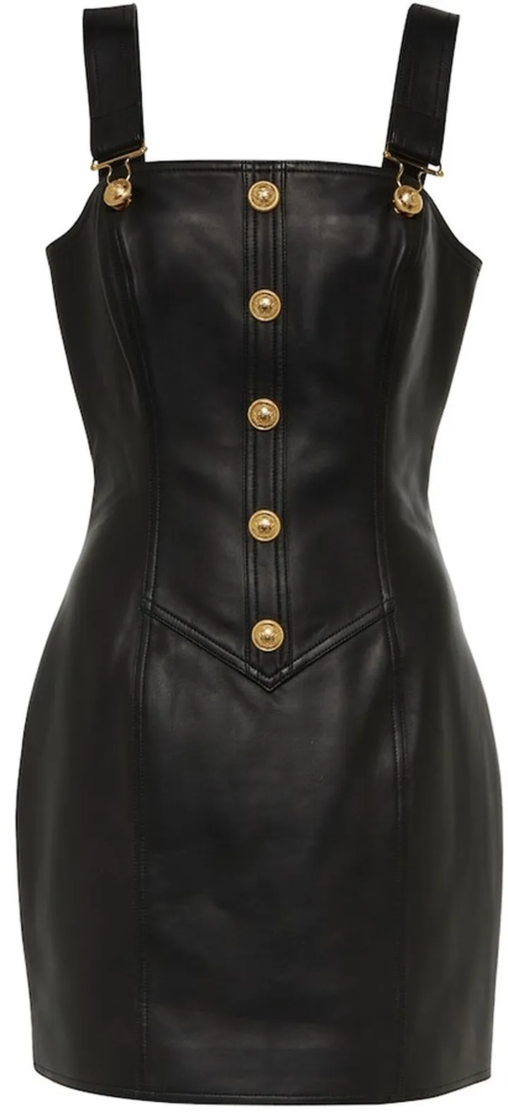 Leather minidress