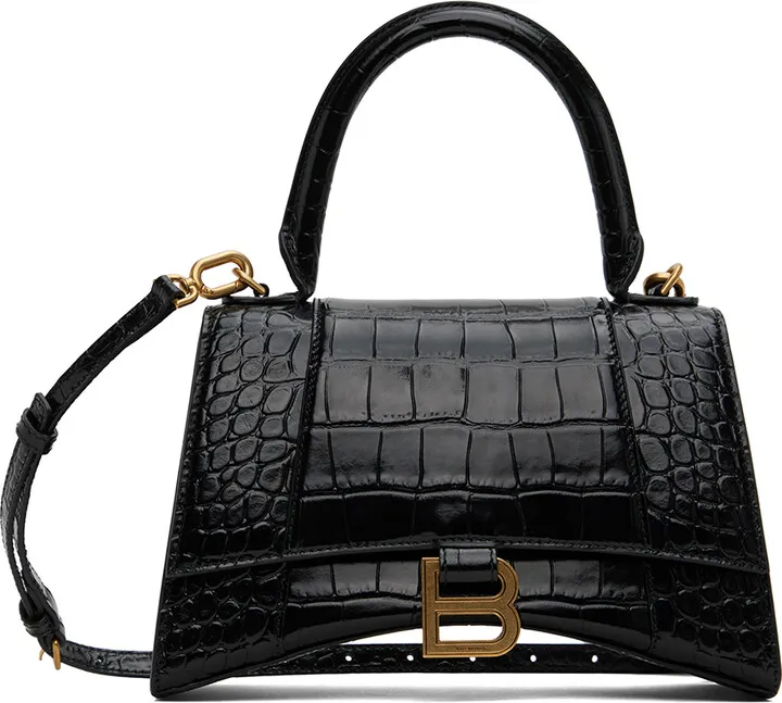 Balenciaga Black Small Hourglass Bag