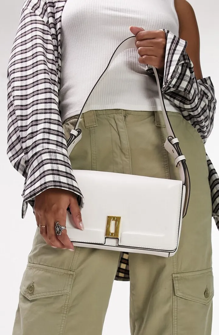 Sidney Trophy Faux Leather Shoulder Bag