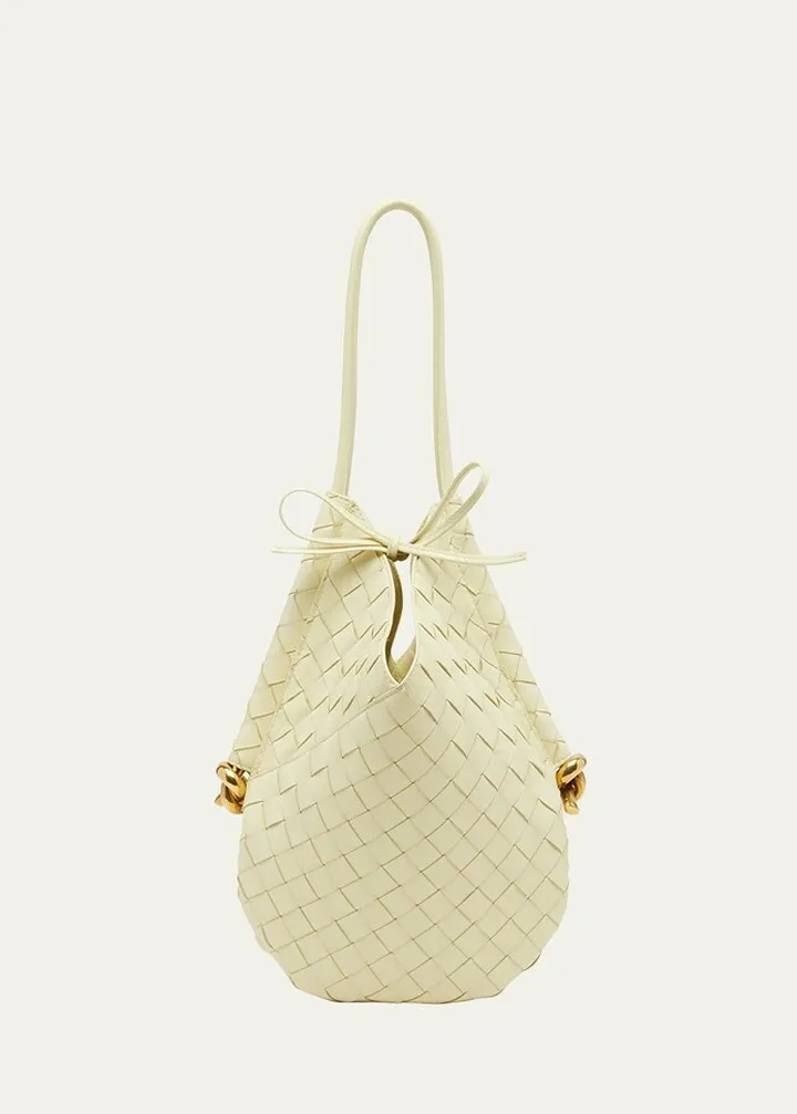 Ellipsie Small Intrecciato Lambskin Shoulder Bag