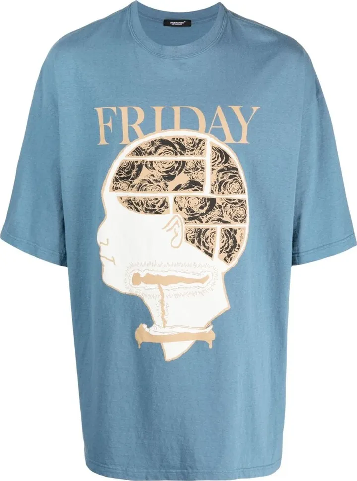 graphic-print cotton T-shirt