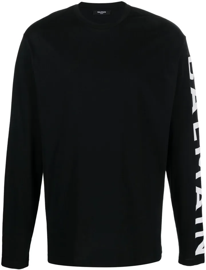 logo-print long-sleeved T-Shirt