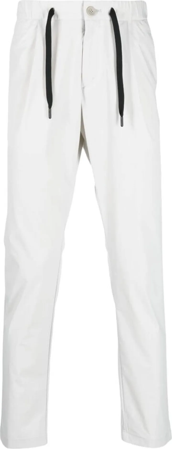 Drawstring-Waist Cropped Trousers