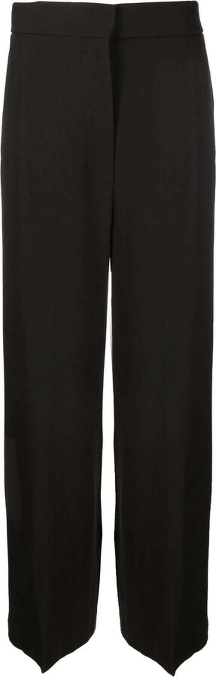 Strannly straight-leg cut trousers