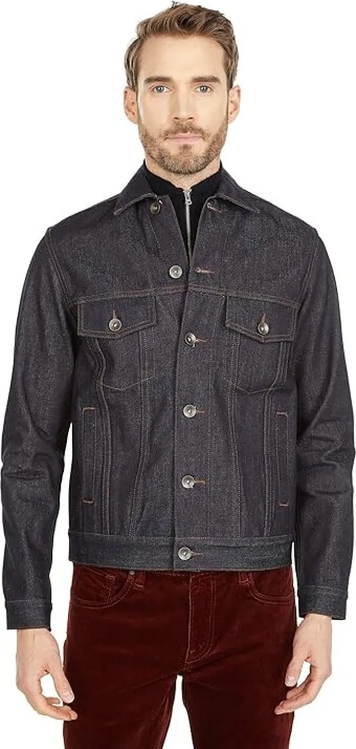 The Unbranded Brand Denim Jacket 14.5 oz Selvedge (Indigo) Men's Clothing