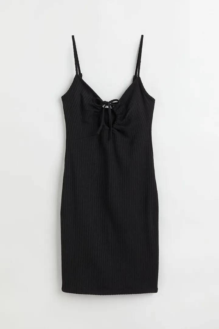 Ribbed Jersey Bodycon Dress