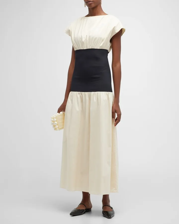 Ambrose Drop-Waist Midi Dress