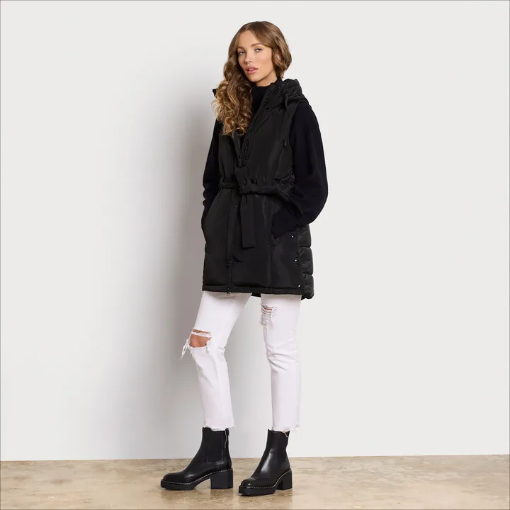 Short Soft Down Puffer Vest