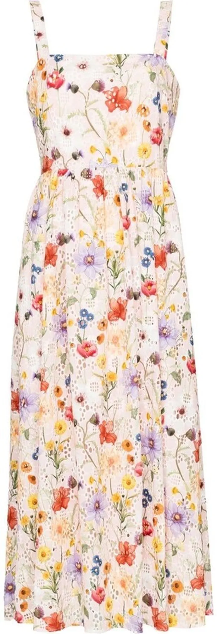 Floral-Print Midi Dress