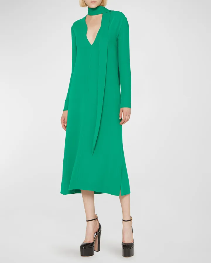 Cady Couture Sash Midi Dress
