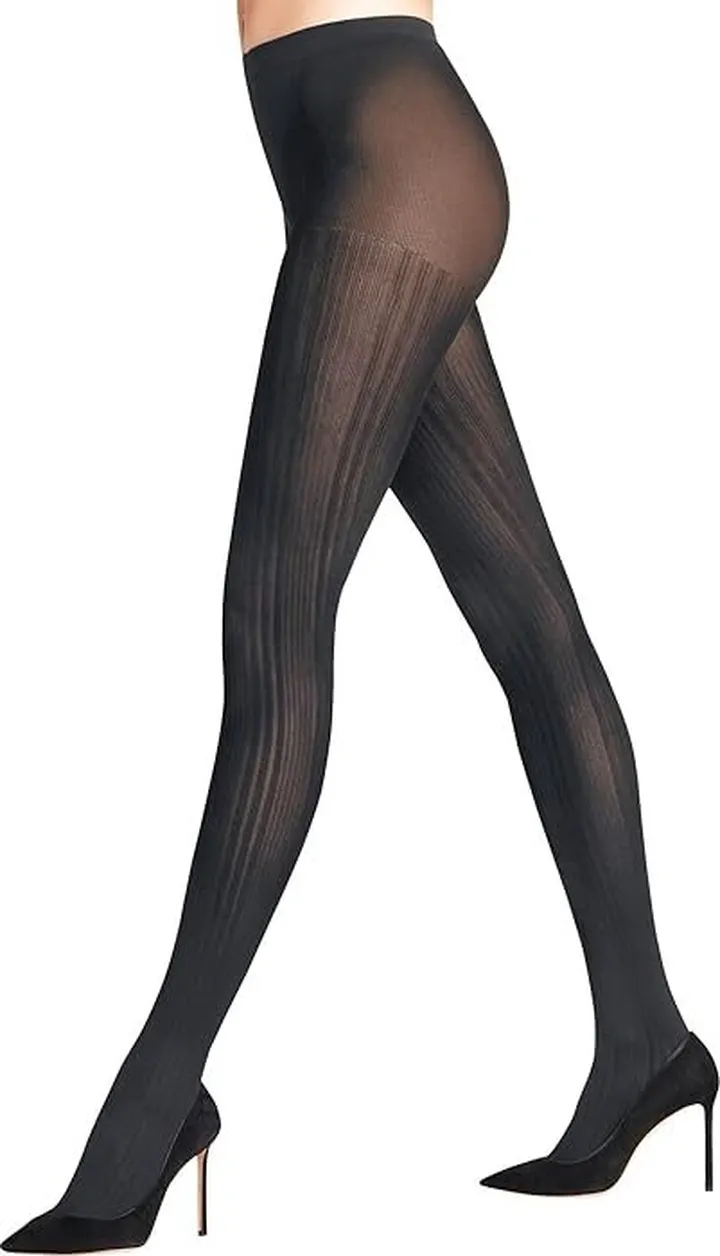 Falke Prime Ribbed Tights (Blue (Marine 6179)) Hose