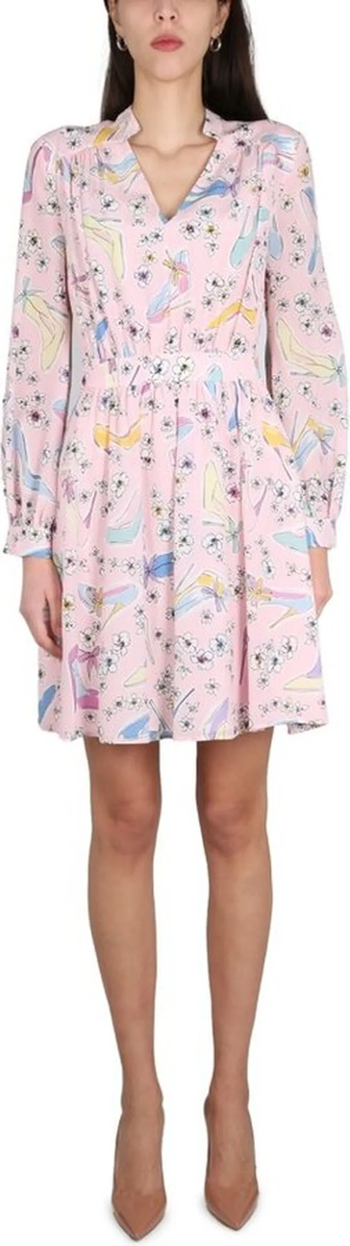 Boutique Moschino Graphic Printed Mini Dress