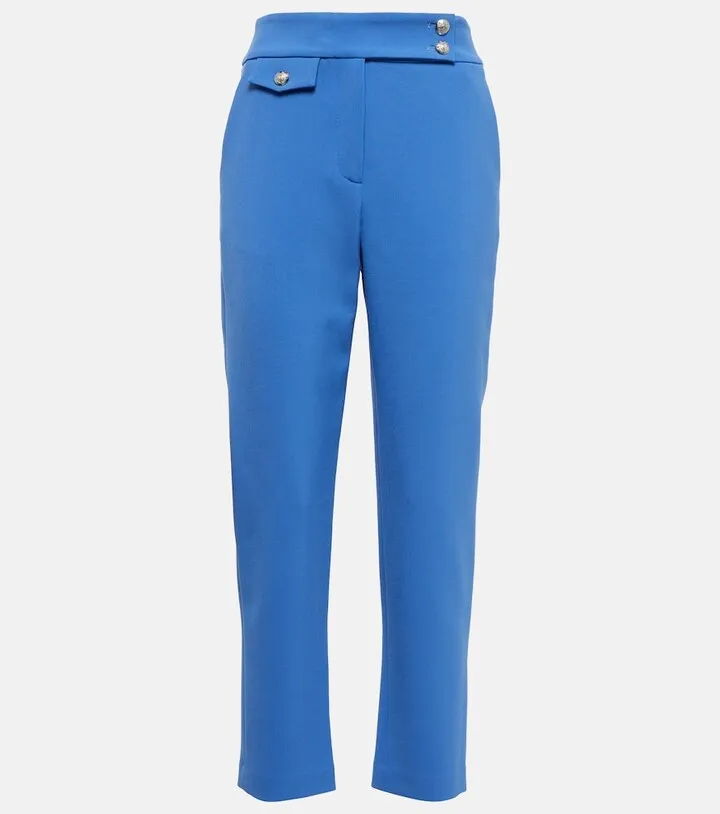 Renzo high-rise slim cropped pants
