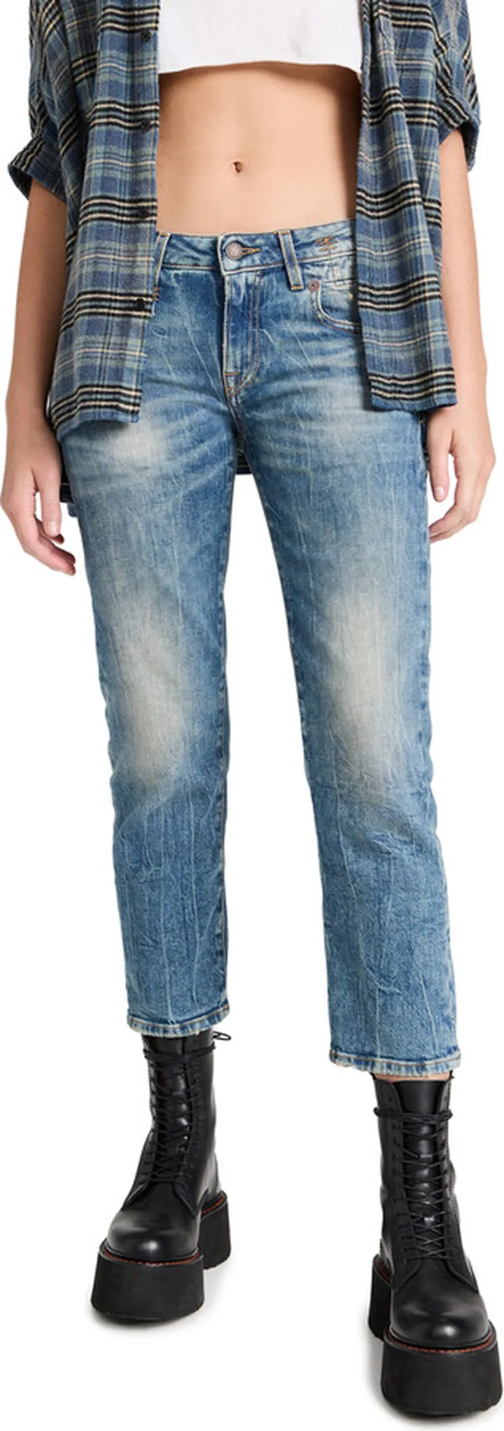 R13 Boy Straight Leg Jeans