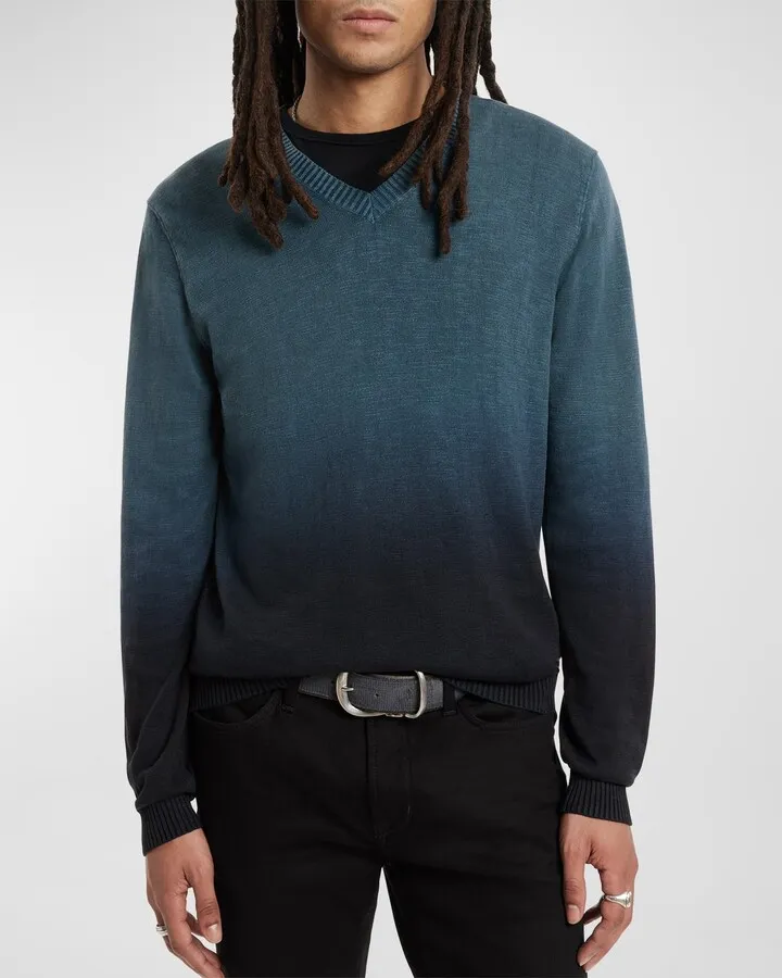 Men's Kane Dip-Dyed Cotton Shirt