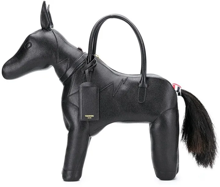 Horse Shaped Leather Bag
