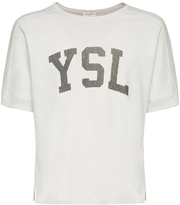 Logo Print Cotton T-Shirt