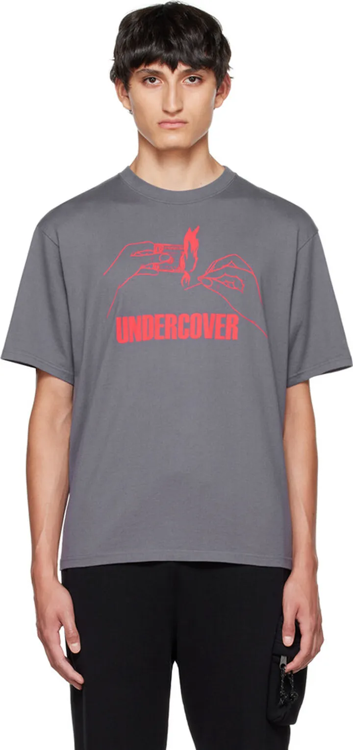 UNDERCOVER Gray Graphic T-Shirt