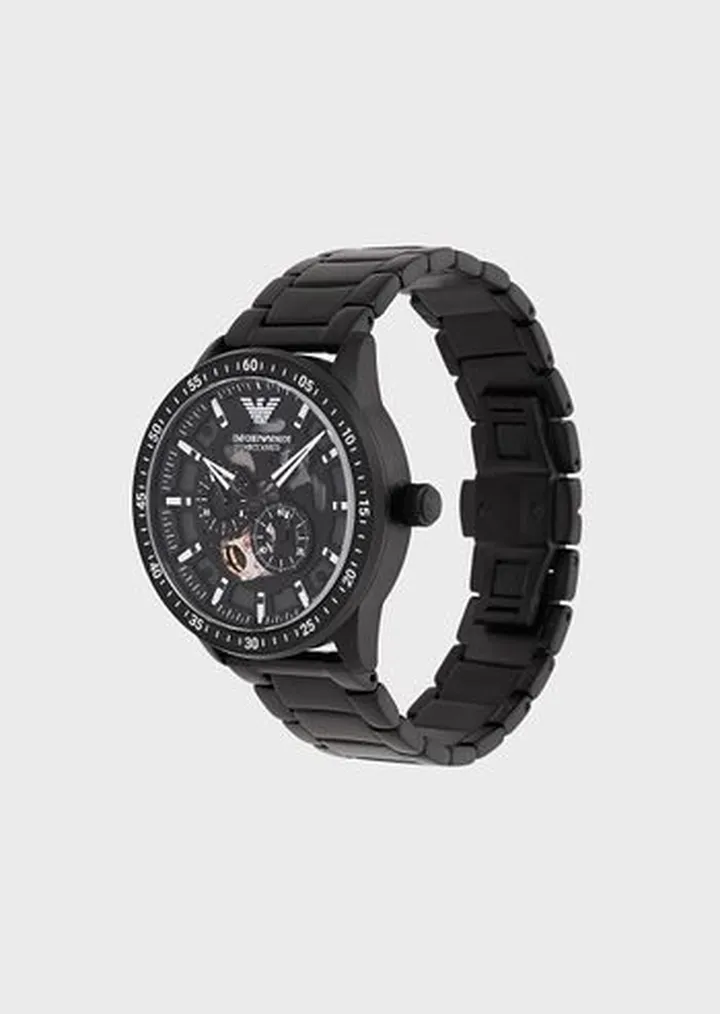 Automatic Black Stainless Steel Watch