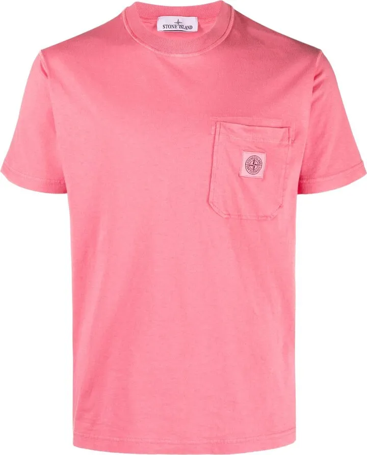 Compass-motif crew-neck T-shirt