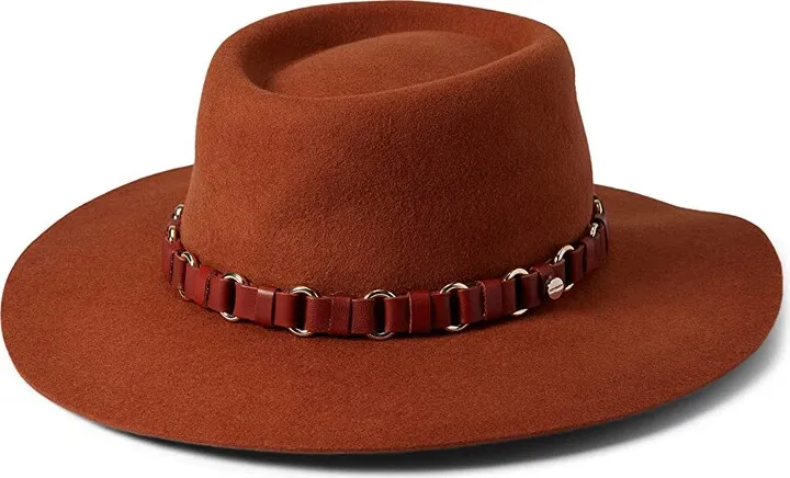 Ted Baker Shonahh Fedora Hat (Brown) Caps