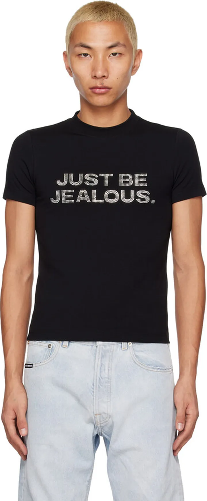 VETEMENTS Black 'Just Be Jealous' T-Shirt