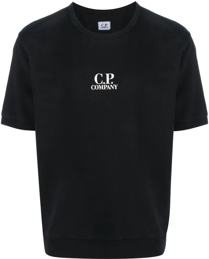 logo-print detail T-shirt