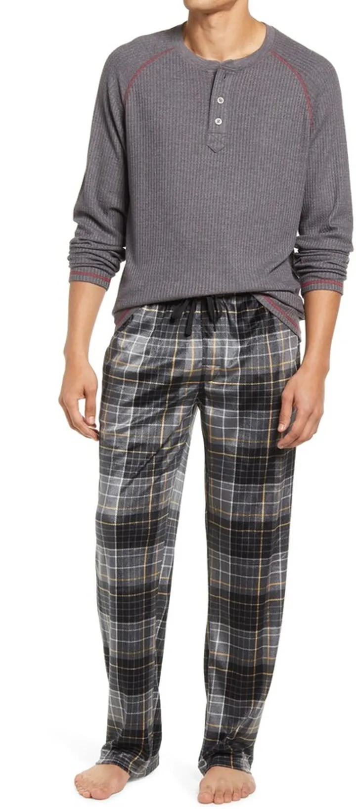 Comfort Hunter Plaid Fleece Pajamas