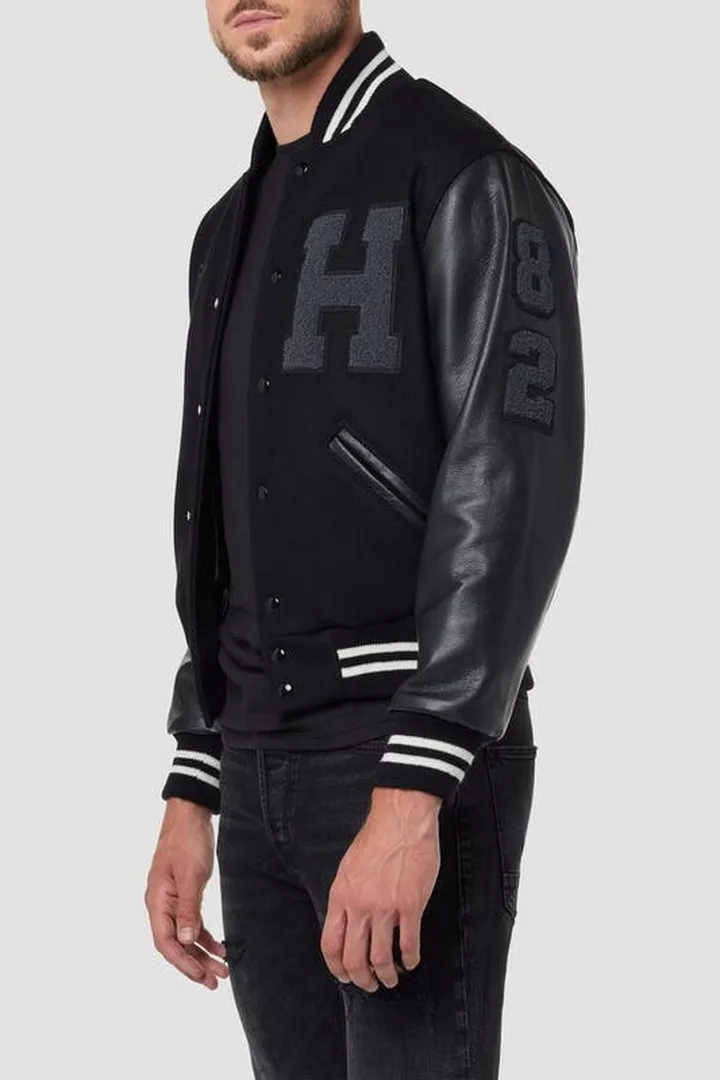 Hudson Jeans Leather Jacket - Black