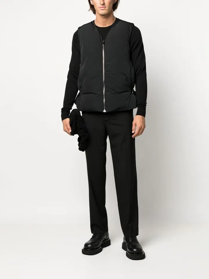 Straight-Leg Wool Trousers