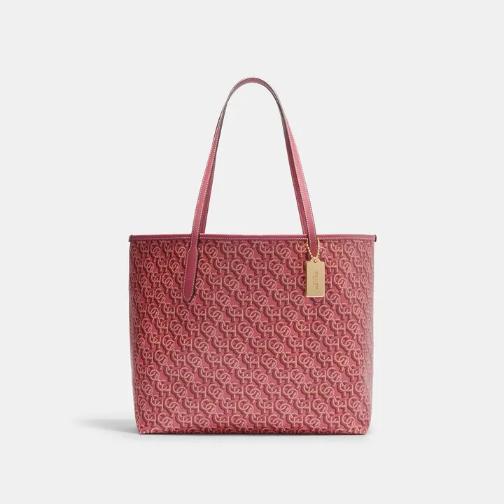 City Tote With Coach Monogram Print