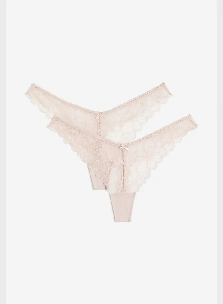 2 Pack High Leg Brief