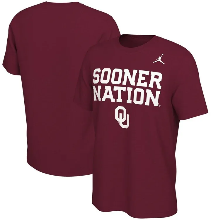Men's Crimson Oklahoma Sooners Mantra T-shirt