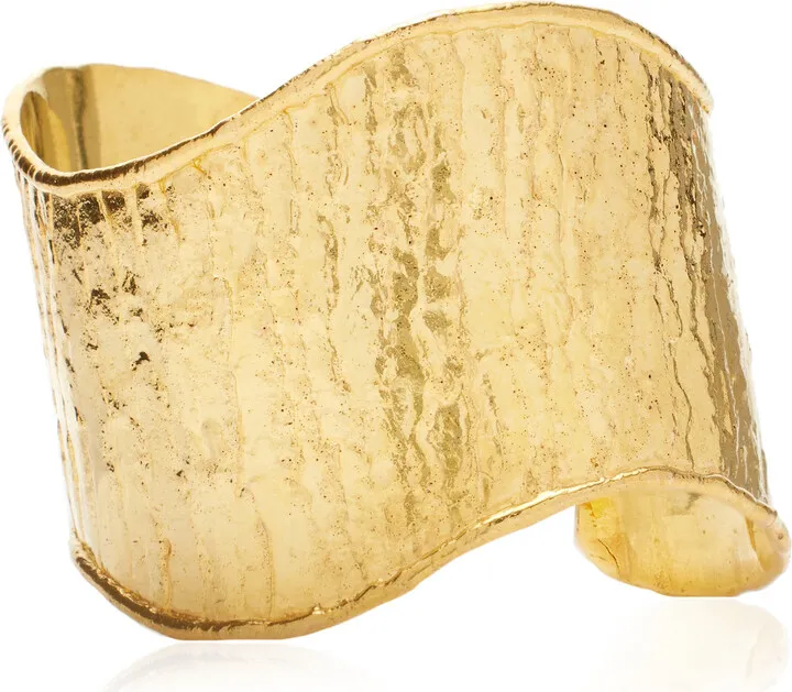 Women's Flow 22K Gold-Plated Cuff