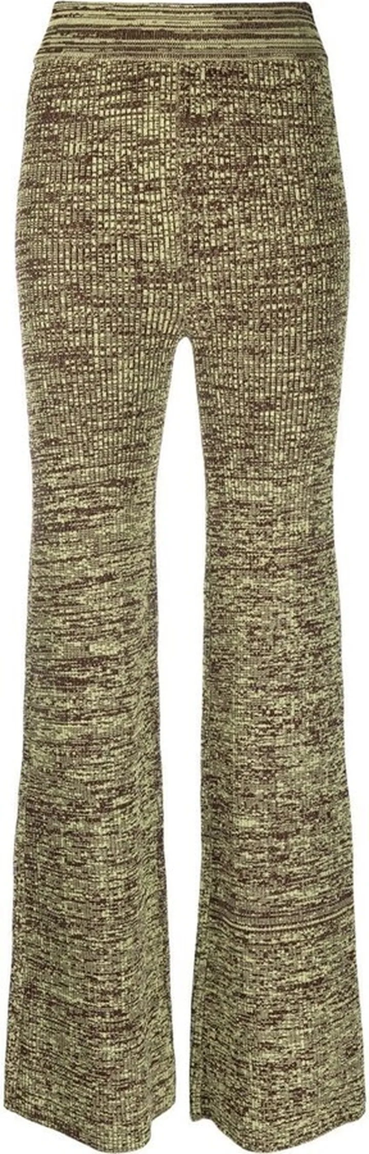 Straight-Leg Knitted Trousers