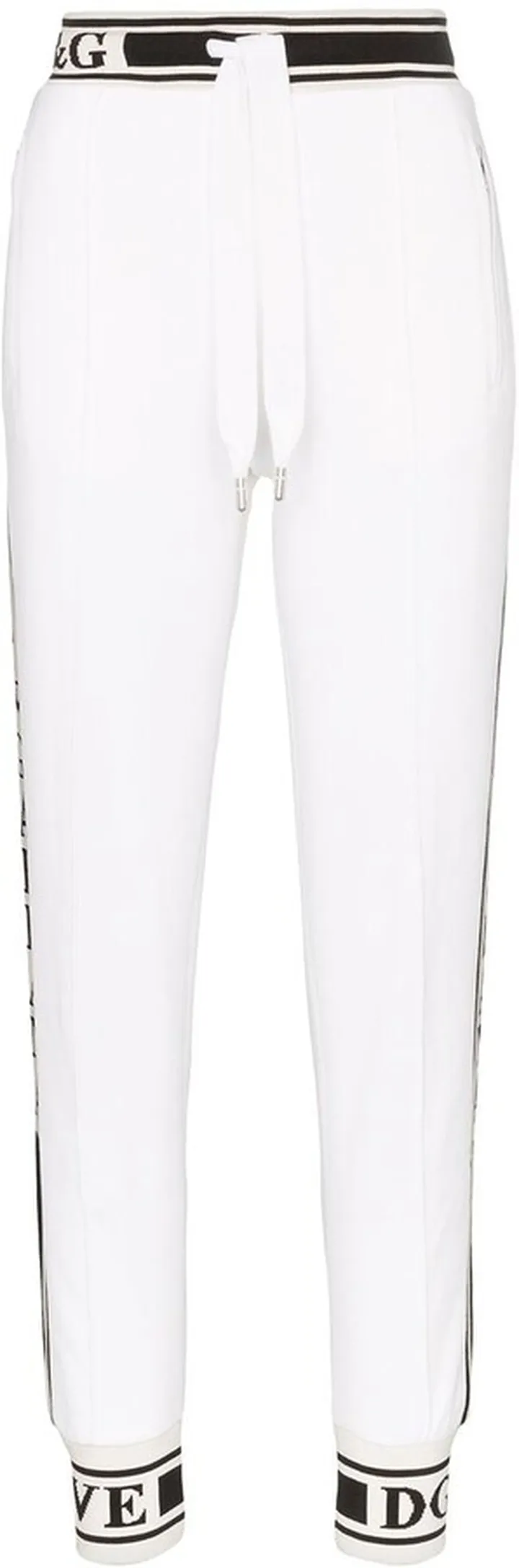 Logo detail cotton track pants