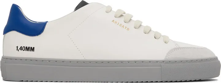 Axel Arigato White & Green Clean 90 Triple Sneakers