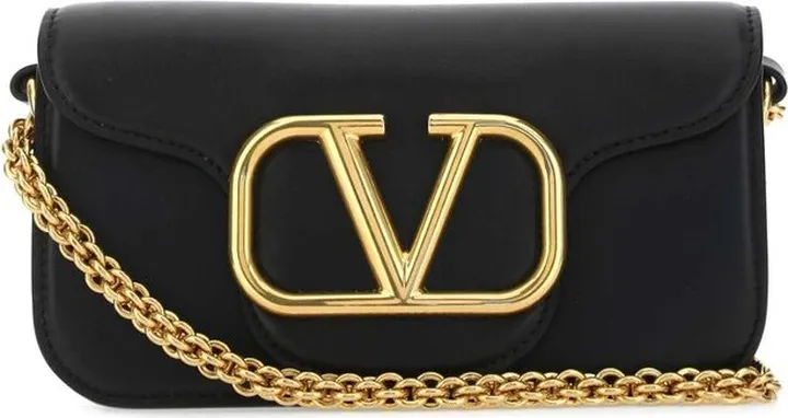 Valentino Locò Logo Plaque Small Shoulder Bag