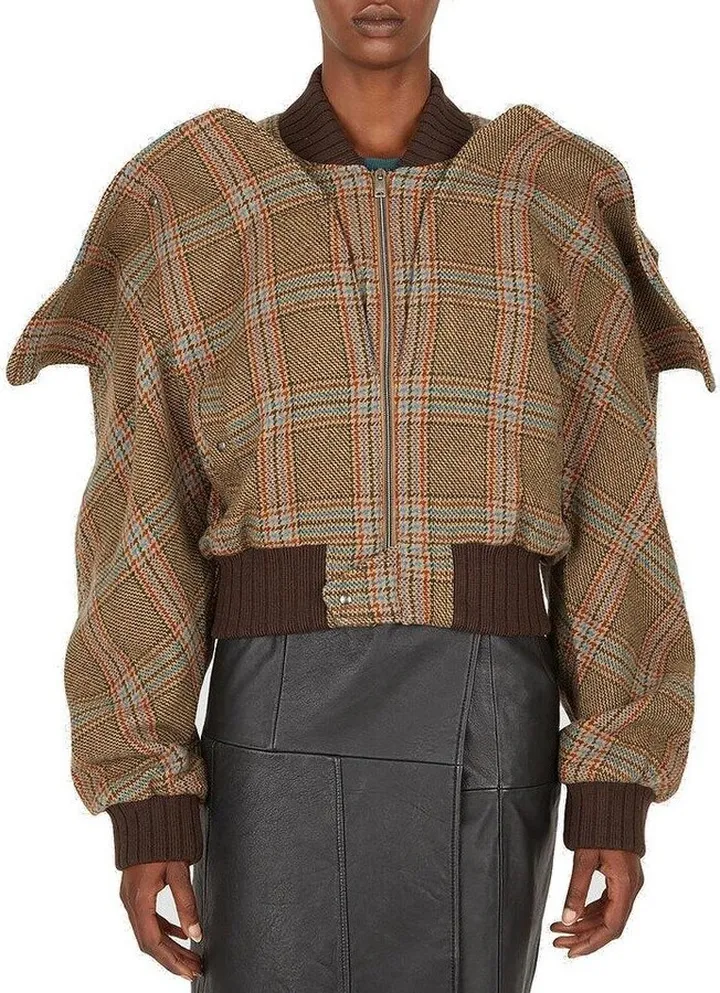 Vivienne Westwood Checked Bomber Jacket
