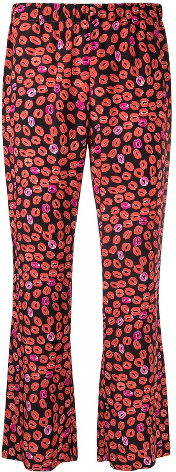 Small Kisses cropped flared trousers