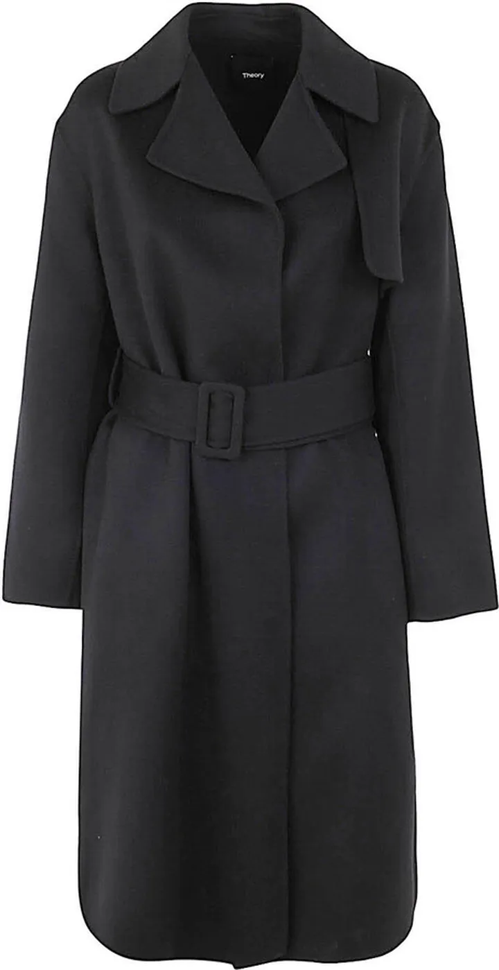 Wrap Wool Cashmere Coat