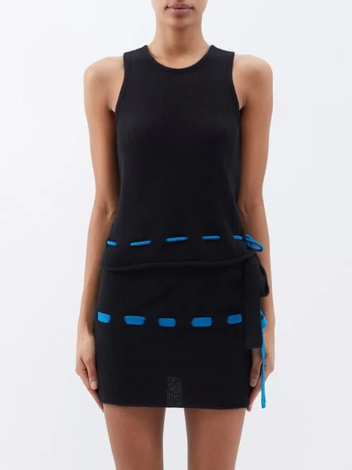 Nimbus Running-stitch Cashmere-blend Tank Top