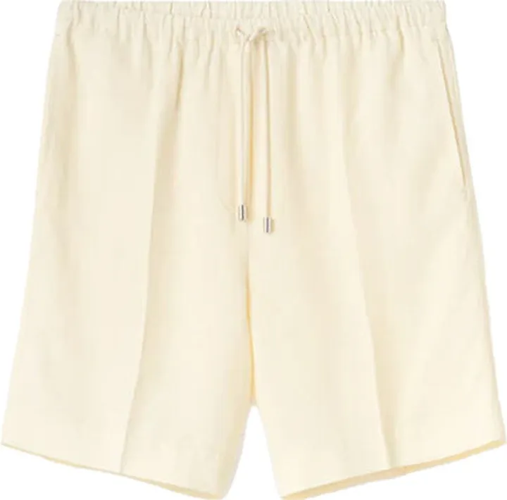 Press-Creased Drawstring Shorts