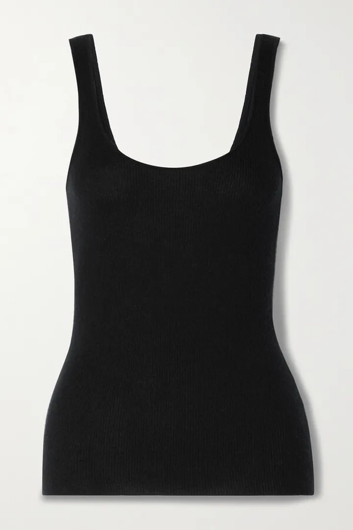 Co - Cashmere Tank - Black