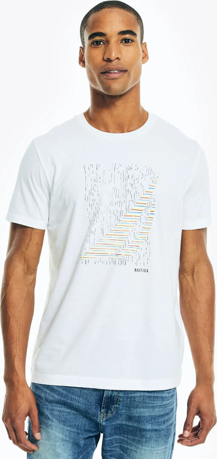 Sustainably Crafted Printed J-Class Logo Graphic T-Shirt