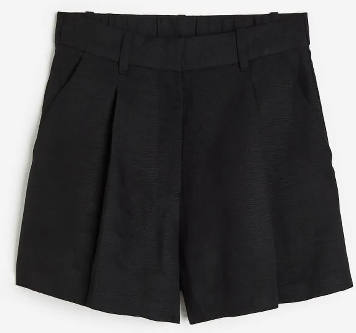 Linen-blend Bermuda Shorts