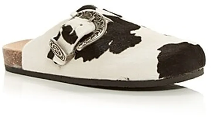Brother Vellies Women's Greg Calf Hair Clogs